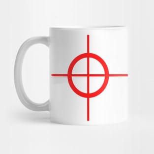 red target location design Mug